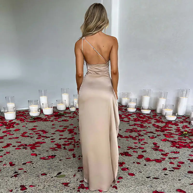 ROSE | Satin Maxi Dress