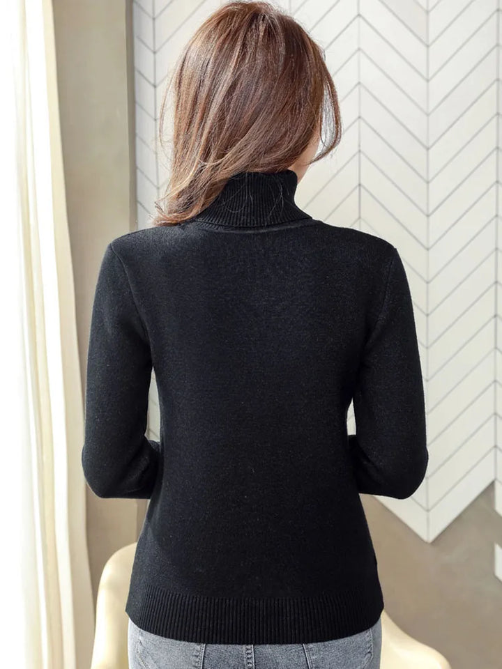 IVY | THICKEN VELVET TURTLENECK