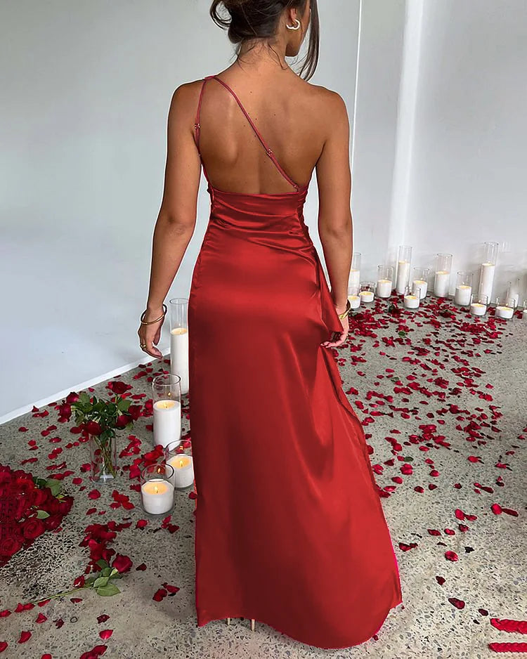 ROSE | Satin Maxi Dress