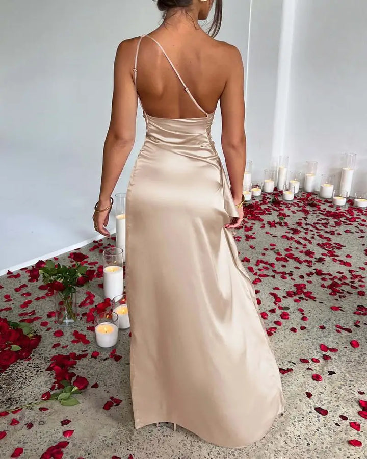 ROSE | Satin Maxi Dress